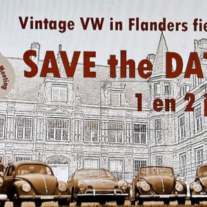 Vintage Volkswagen in Flanders Fields meeting