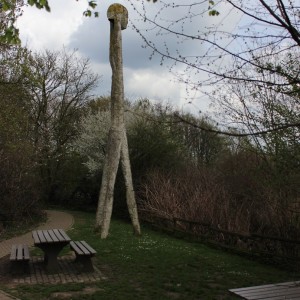Picknickzone bij kunstwerk Kemmelberg