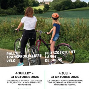 Cover fietszoektocht langs de grens 2026