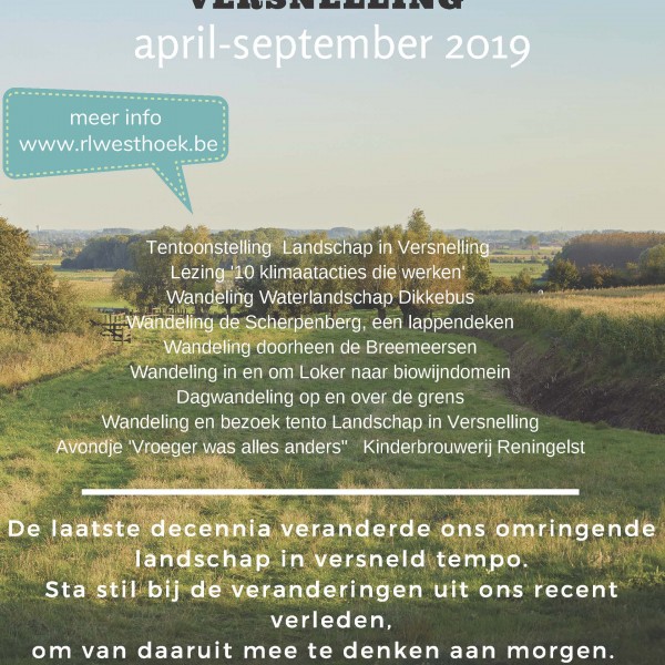 Activiteiten Landschap in versnelling