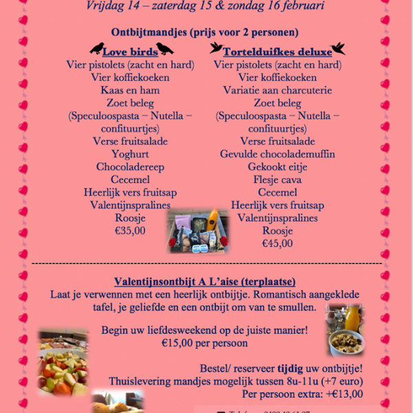 Foodbar A L' Aise_Valentijnontbijt