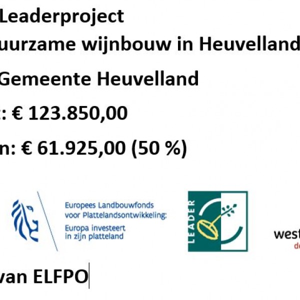 Uitvoering Leaderproject_duurzamewijnbouw_Heuvelland_fase1