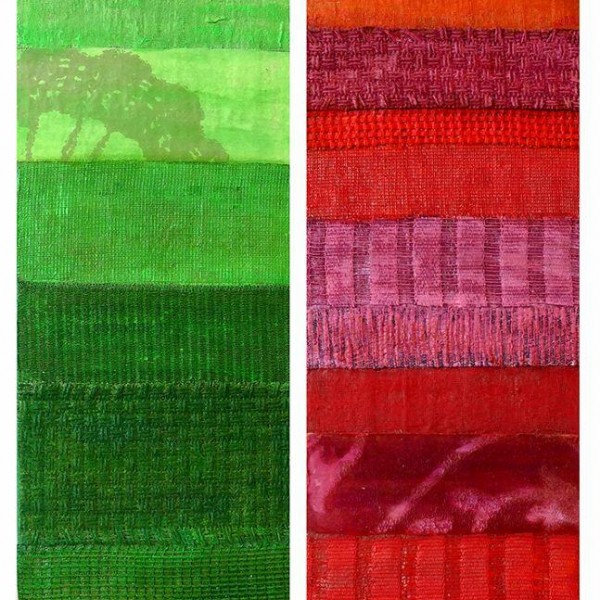 AtelierInBeeld_FrieHardeman_staalgroen + staalrood - textiel