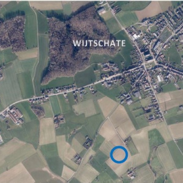 Wijtschate molen Deconinck luchtfoto