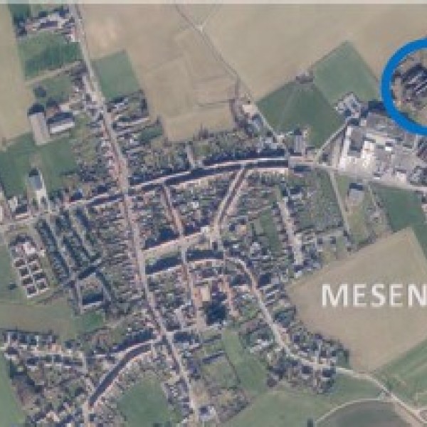 Wijtschate Goethalsmolen luchtfoto