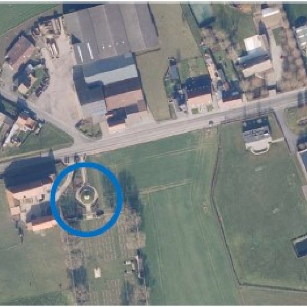 Mesen Molen Philippe luchtfoto