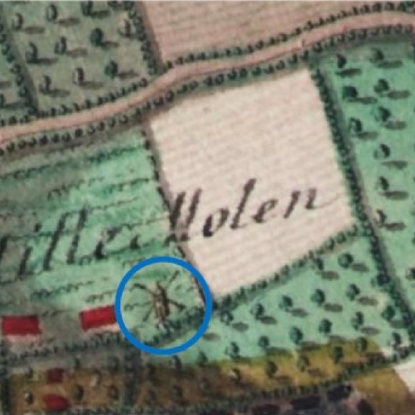 Hillemolen Ferraris kaart