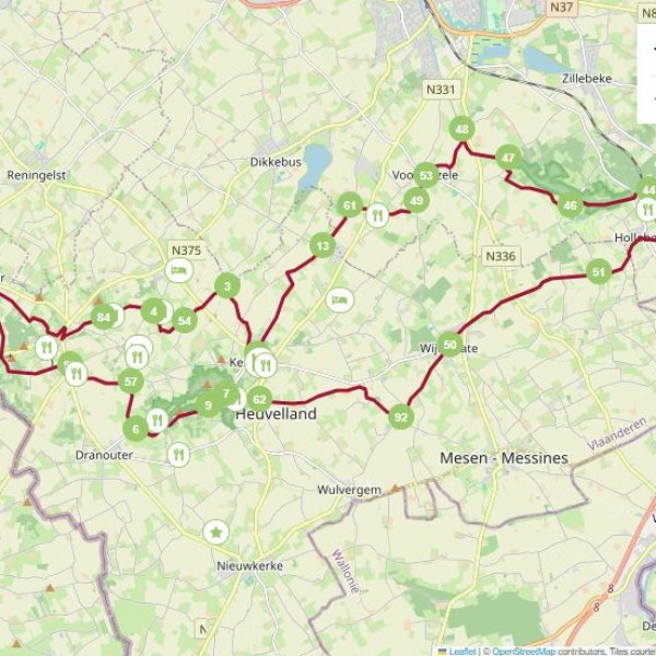 FietsrouteWesttoerKaart