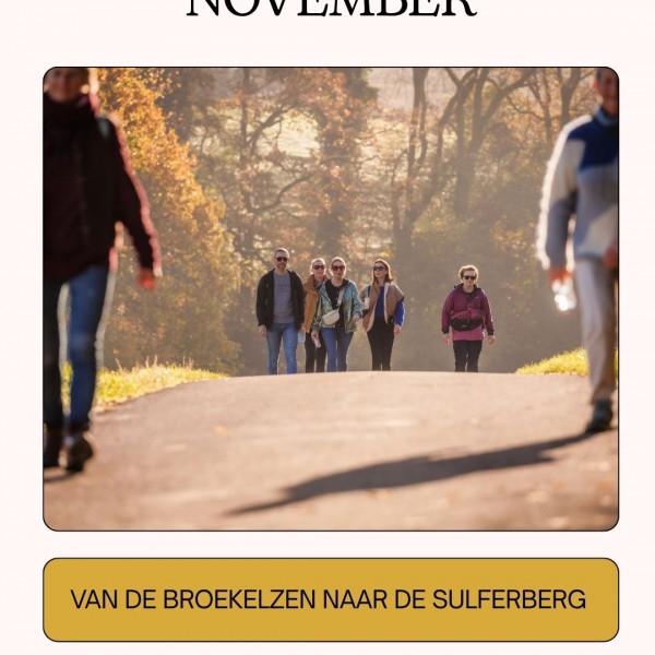 NOVEMBER Beeld voor Maandstapper Campagne SOCIALE MEDIA