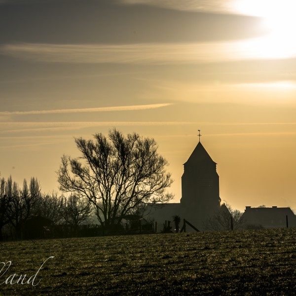 Heuvelland winter kemmel kerk 2