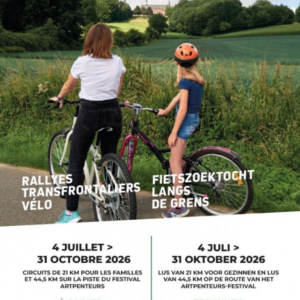 Cover fietszoektocht langs de grens 2026