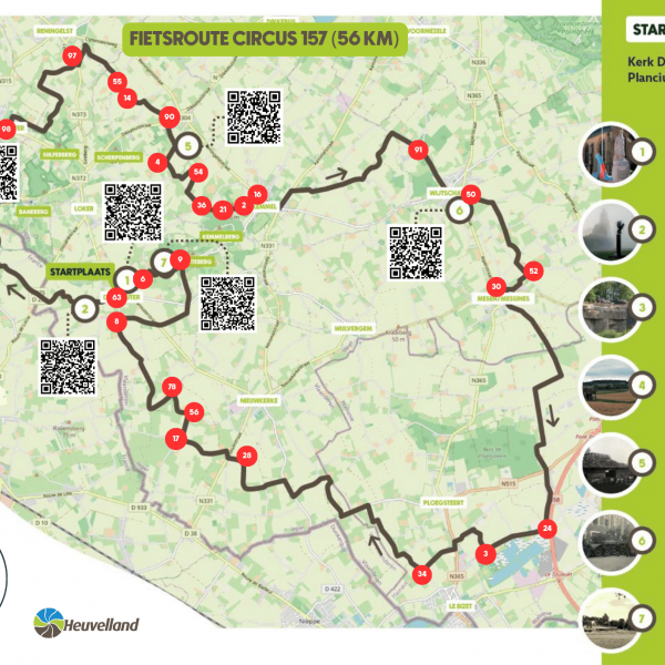 Fietsroute Circus 157