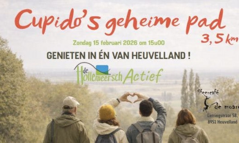 Cupido's Geheime Pad - Verrassingswandeling rond de Kemmelberg -3,5 km