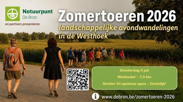 ZOMERTOEREN 2026 - Sentier 54 opnieuw open. Eindelijk!