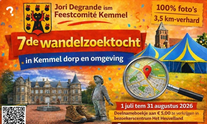 7de wandelzoektocht in Kemmel dorp & omgeving