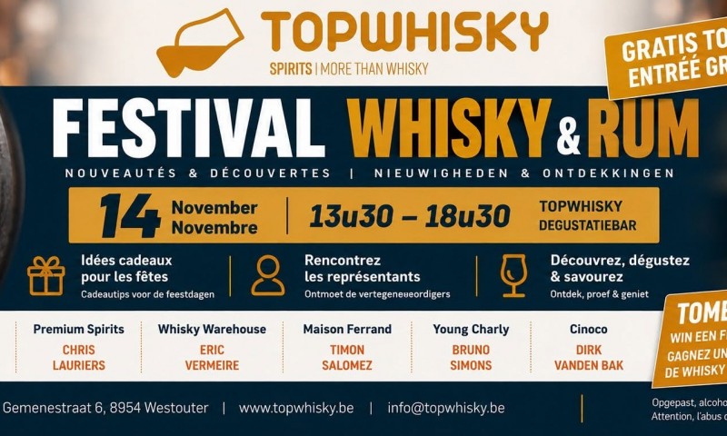 Whisky & Rumfestival bij Topwhisky!