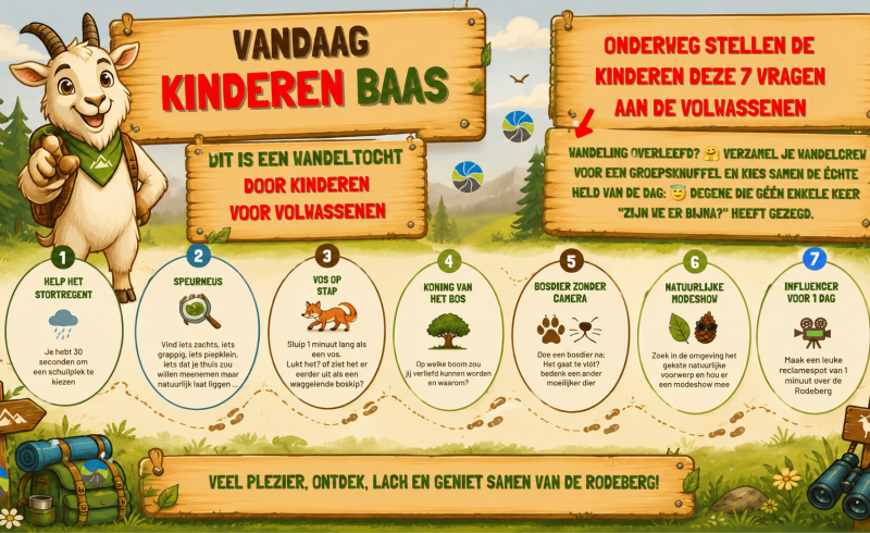 Kinderen baas op de Rodeberg